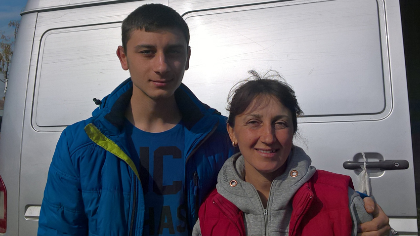 Хасие Делиибрагимова и ее сын Синан