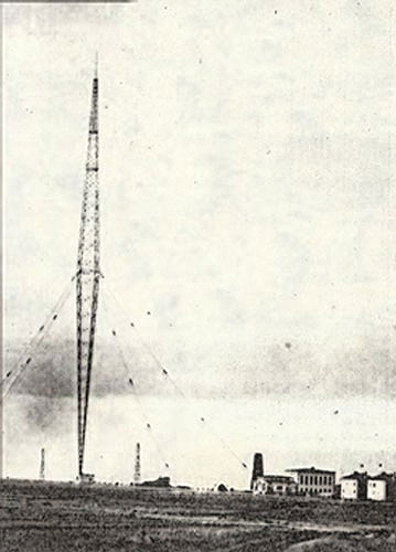 The radio transmitter at Vakarel - 1937