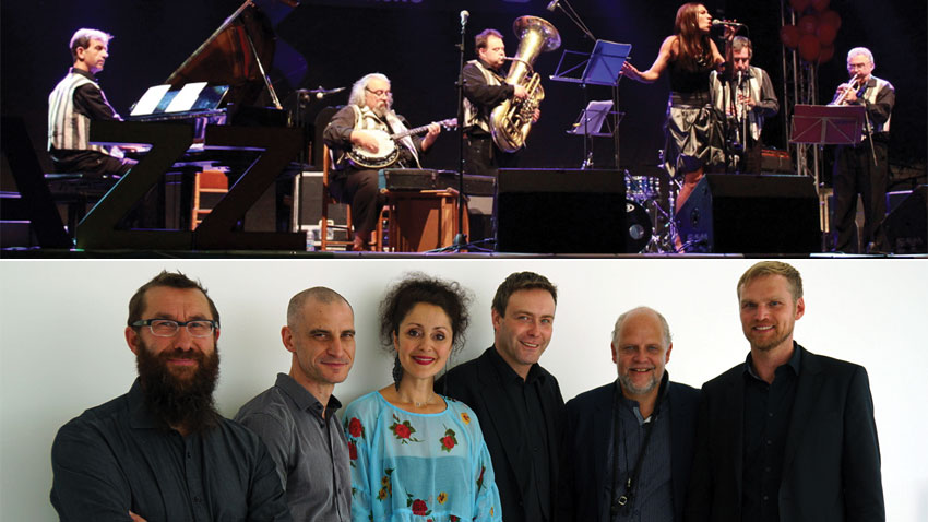 Ragtime Band ve lexandrina Simeon Quintet&Benny Brown