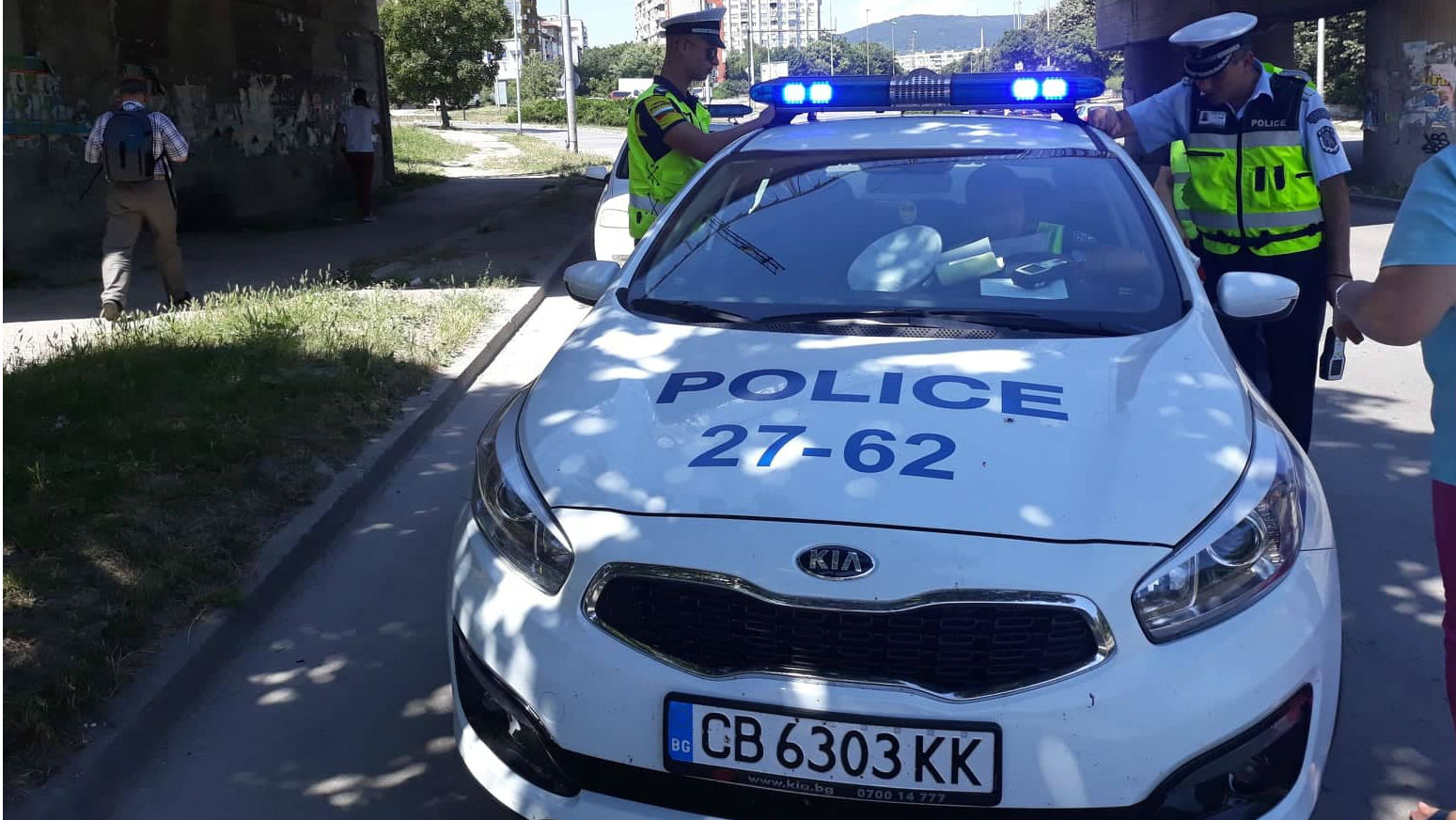 29 годишен полицай от районното управление в Кюстендил е нахапан от