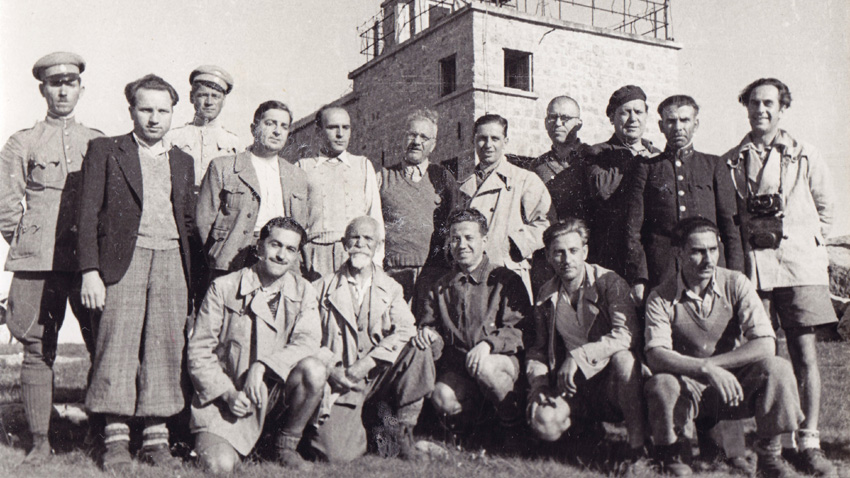 Първото радиоизлъчване от Черни връх, 1940 г.