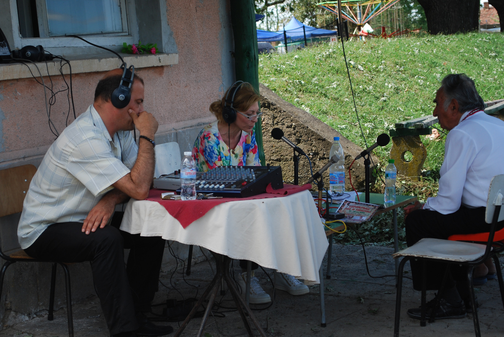 Председателят на  читалището в село Борислав Община Левски на живо в изнесеното студио на програма 