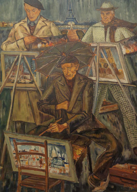 Zlatiu Boyadzhiev, la peña de pintores “Baratsite”-1964