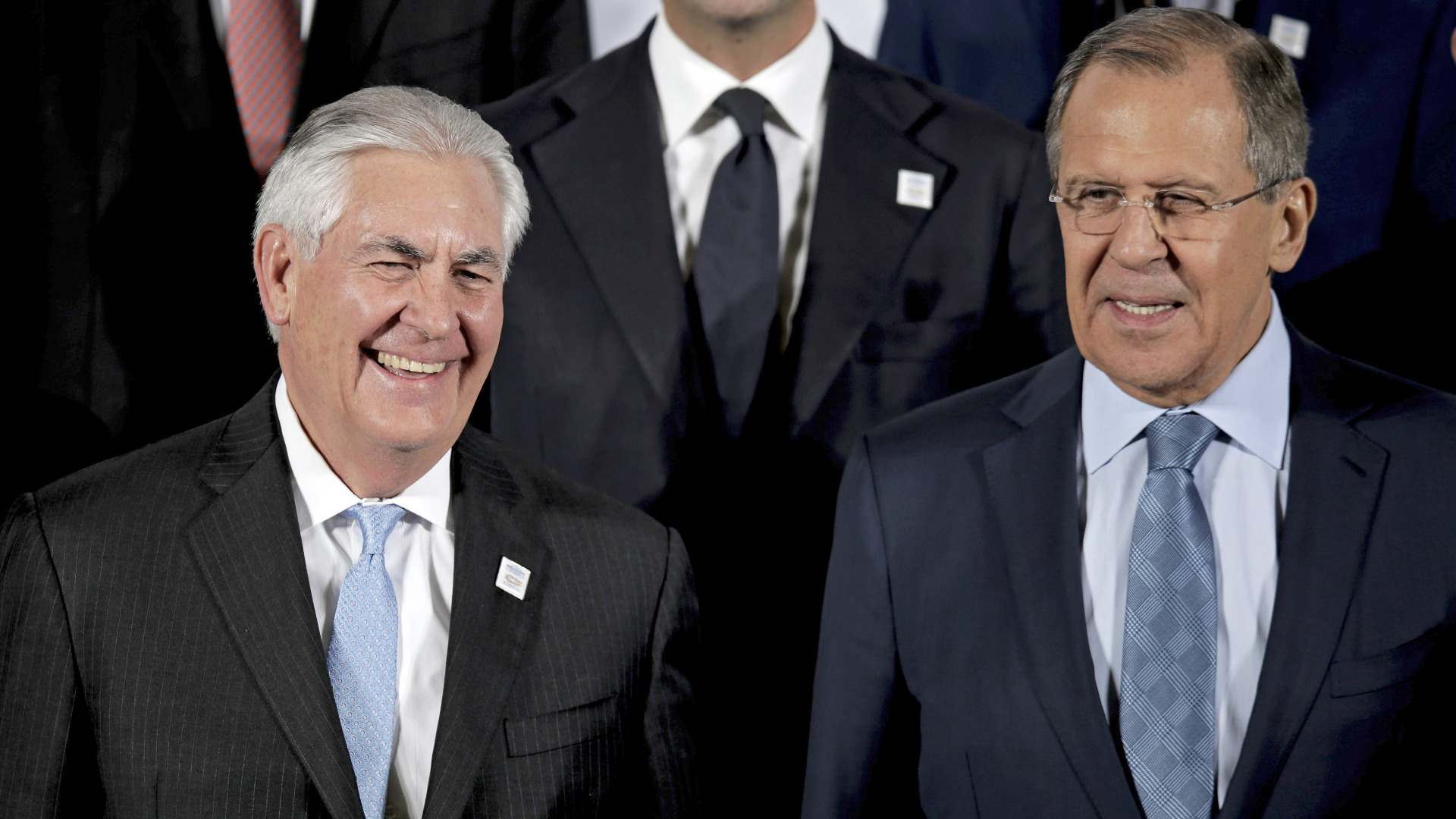 Американският държавен секретар Рекс Тилърсън и руският външен министър Сергей