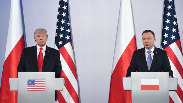 Полският президент Анджей Дуда благодари на американския си колега Доналд