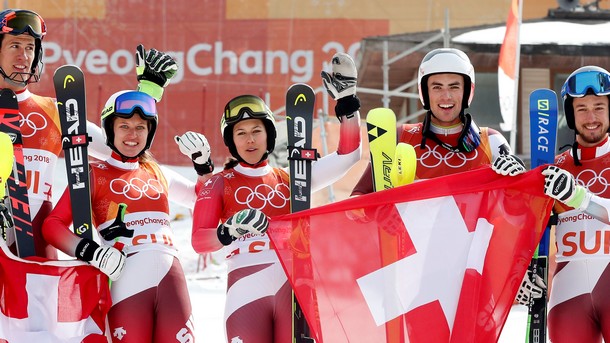  Швейцария спечели титлата в най новата олимпийска дисциплина в алпийските ски