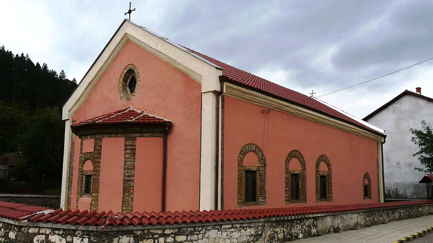 Църквата „Св. Никола” в град Трън. Снимка: wikipedia.org