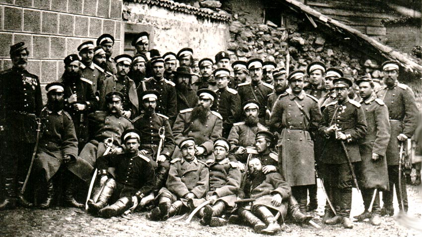 Offiziere des 63. Uglizkij-Infanterieregiments
