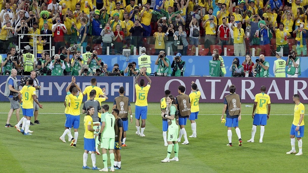 Двубоят от на световното първенство по футбол между Бразилия и