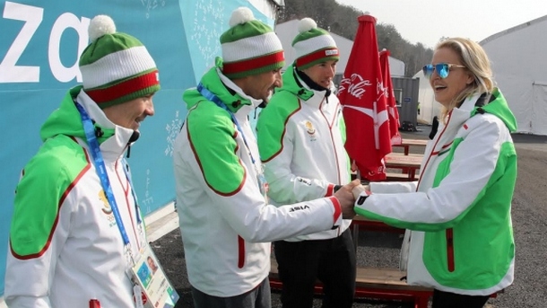 Председателят на Българския олимпийски комитет Стефка Костадинова се срещна днес