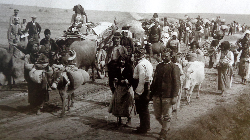 Избеглице из Сера, Егејска Македонија, 1916. г.