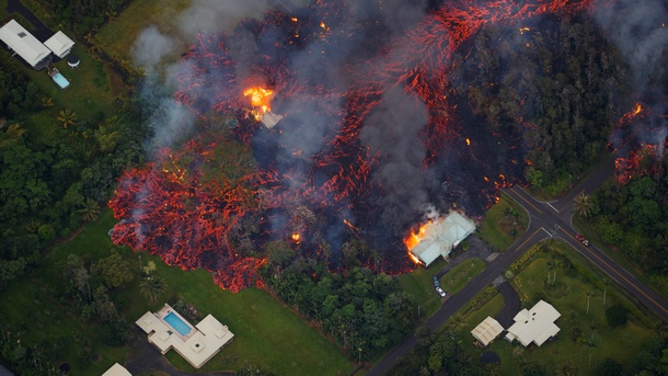 Вулканът Килауеа на остров Хавай е разрушил 31 къщи предаде