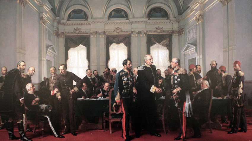“El Congreso de Berlín de 1878” del pintor Antón von Werner, 1881