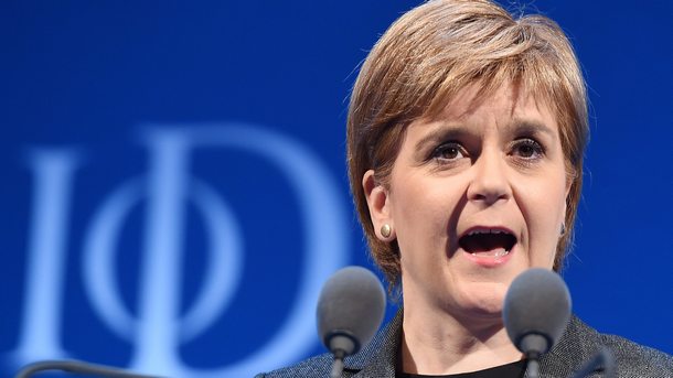 Първият министър на Шотландия Никола Стърджън заяви че британското правителство