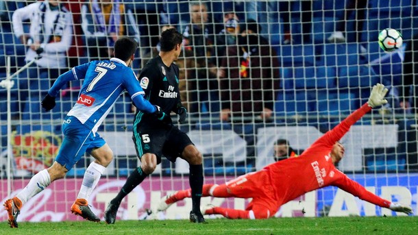 Реал Мадрид допусна загуба с 0 1 при гостуването на Еспаньол