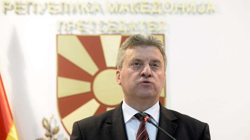 Македонският президент Георге Иванов очаква България да подкрепи незабавно започване