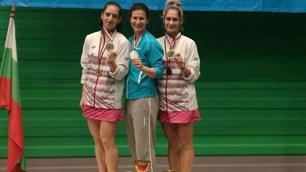 Българските състезателки – Габриела и Стефани Стоеви и Линда Зечири