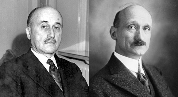 Jean Monnet ve Robert Schuman. Fotoğraflar: wikipedia.org