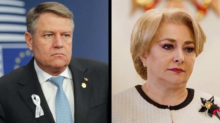 Румънският президент Клаус Йоханис заяви днес, че оттегля доверието си