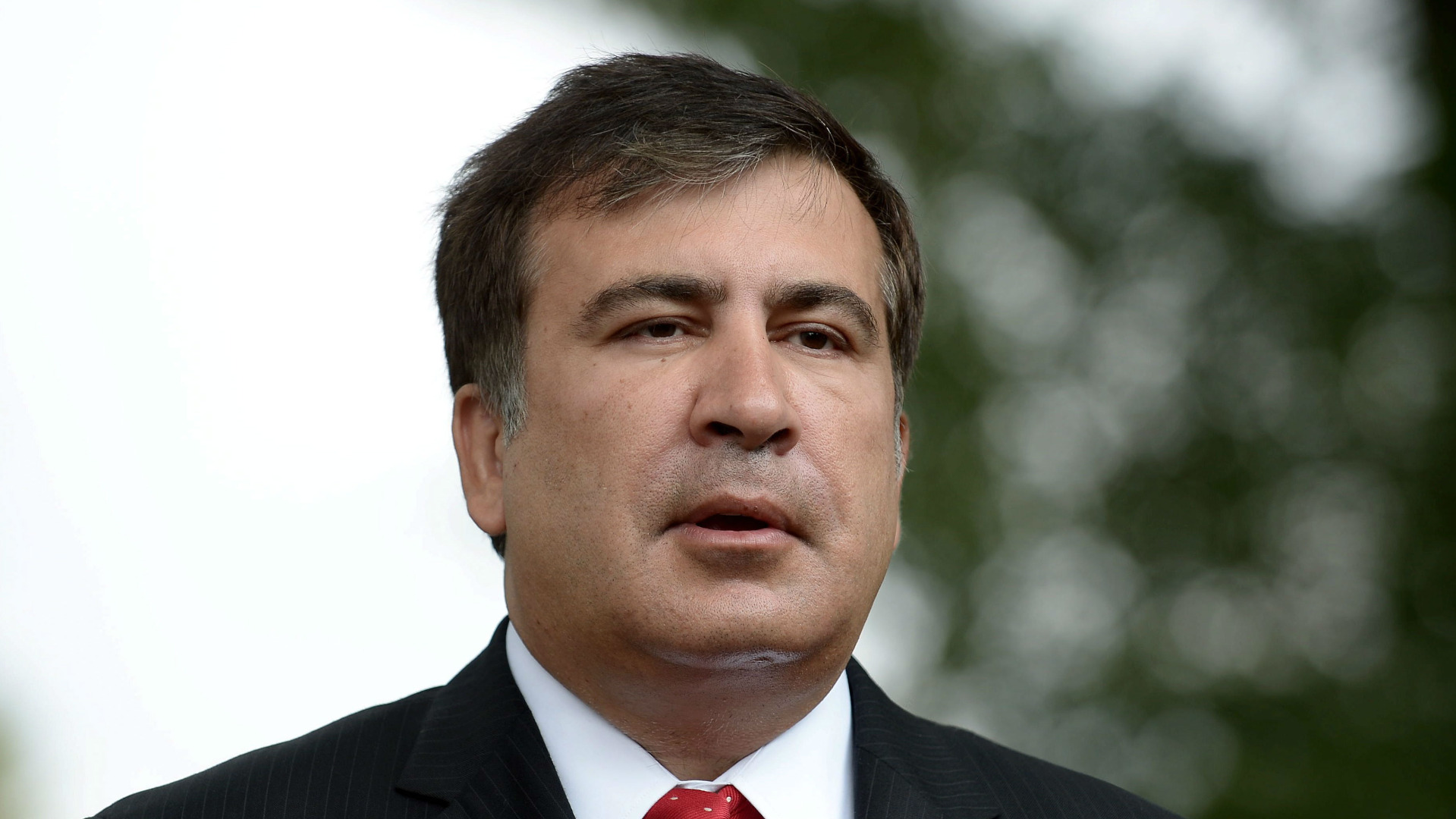 Бившият грузински президент и настоящ украински опозиционер Михаил Саакашвили обяви