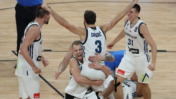 Отборът на Словения стъпи на европейския връх в баскетбола след
