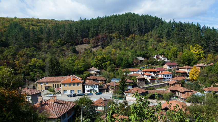 The village of Kamenitsa, Sofia district