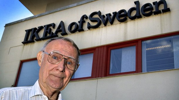 Основателят на шведската мебелна верига ИКЕА Ингвар Кампрад почина на