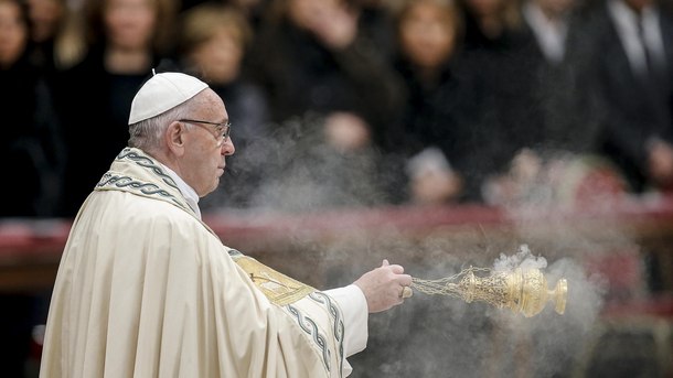 В новогодишната си служба папа Франциск отбеляза че миналата година