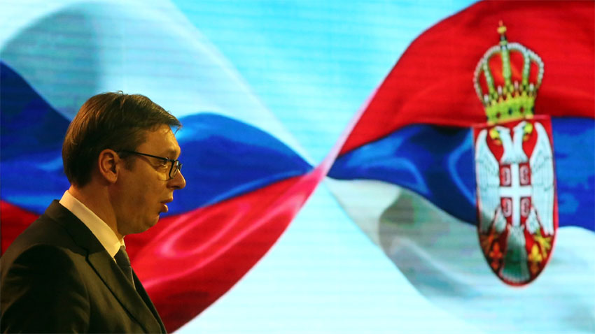 Президентът на Сърбия Александър Вучич пристига в Москва за среща