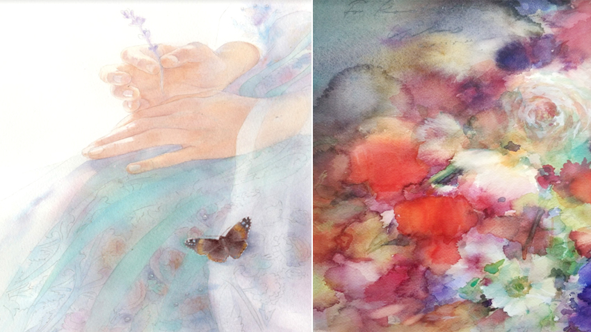 Works by Maria Kurbatova - Russia and  Yuko Nagayama - Japan