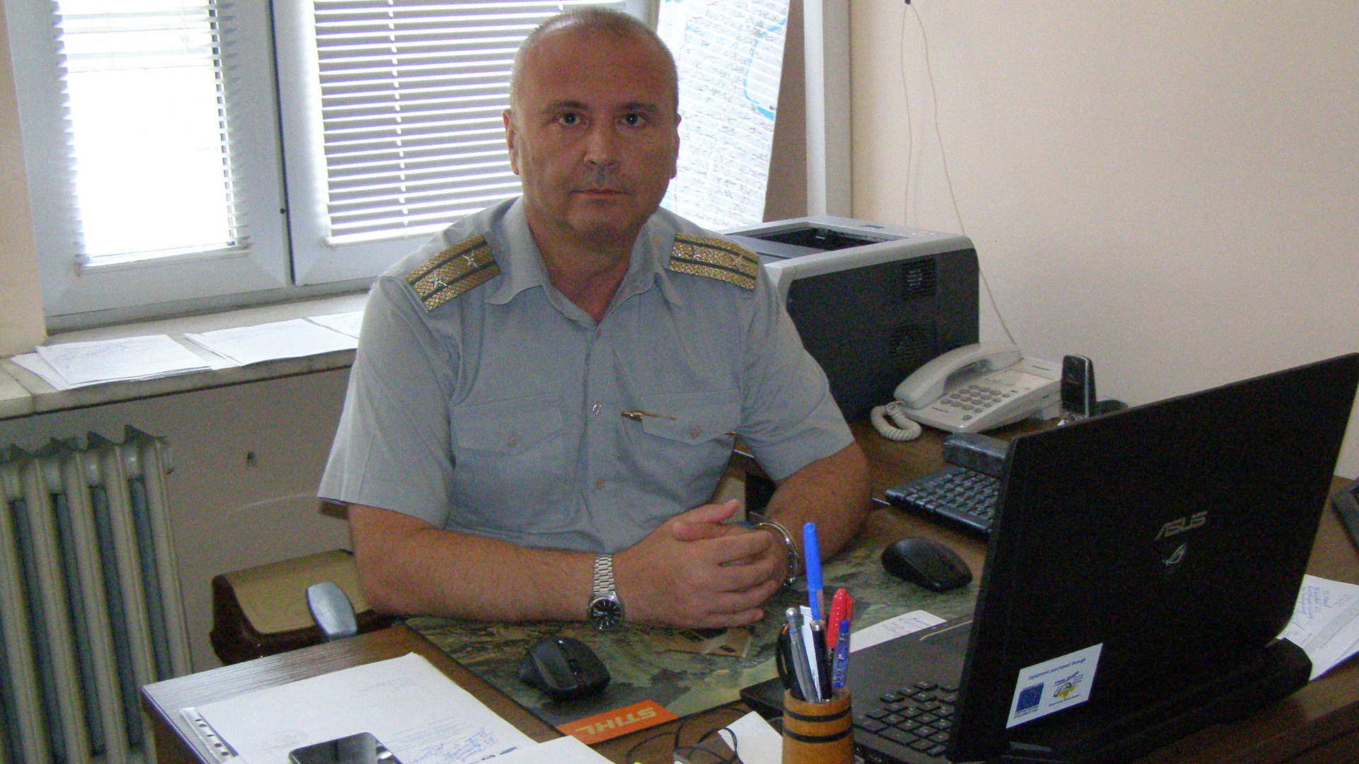 Главен инспектор Стилиян Пешев- началник сектор в РД ПБЗН-Видин