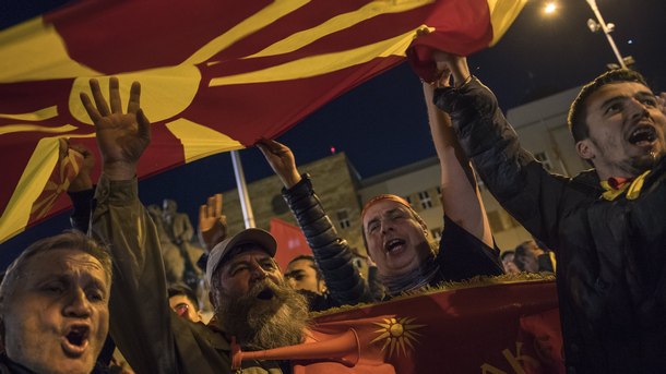 В Македония опозиционната партия ВМРО ДПМНЕ на Християн Мицкоски организира в