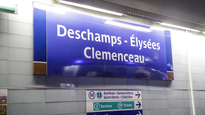 Шест метростанции в Париж бяха временно преименувани в чест на