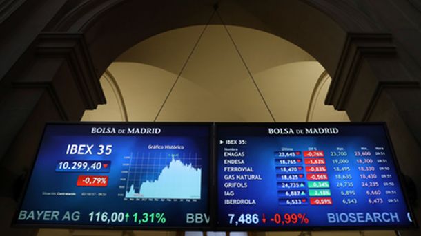 Акциите на испанските компании търгувани на борсата в Мадрид се