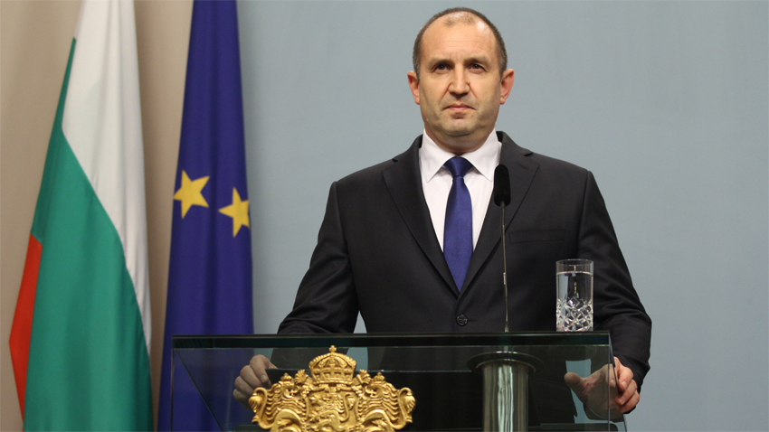Президентът Румен Радев наложи вето върху Закона за противодействие на