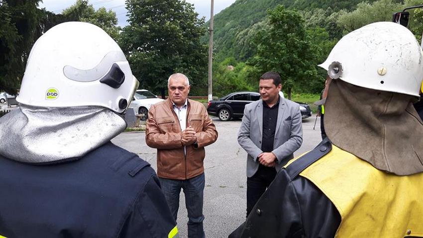 Министърът на вътрешните работи Валентин Радев изненадващо посети Етрополе В