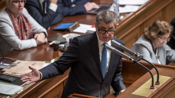 Очаквано - правителството на малцинството в Чехия на премиера Андрей