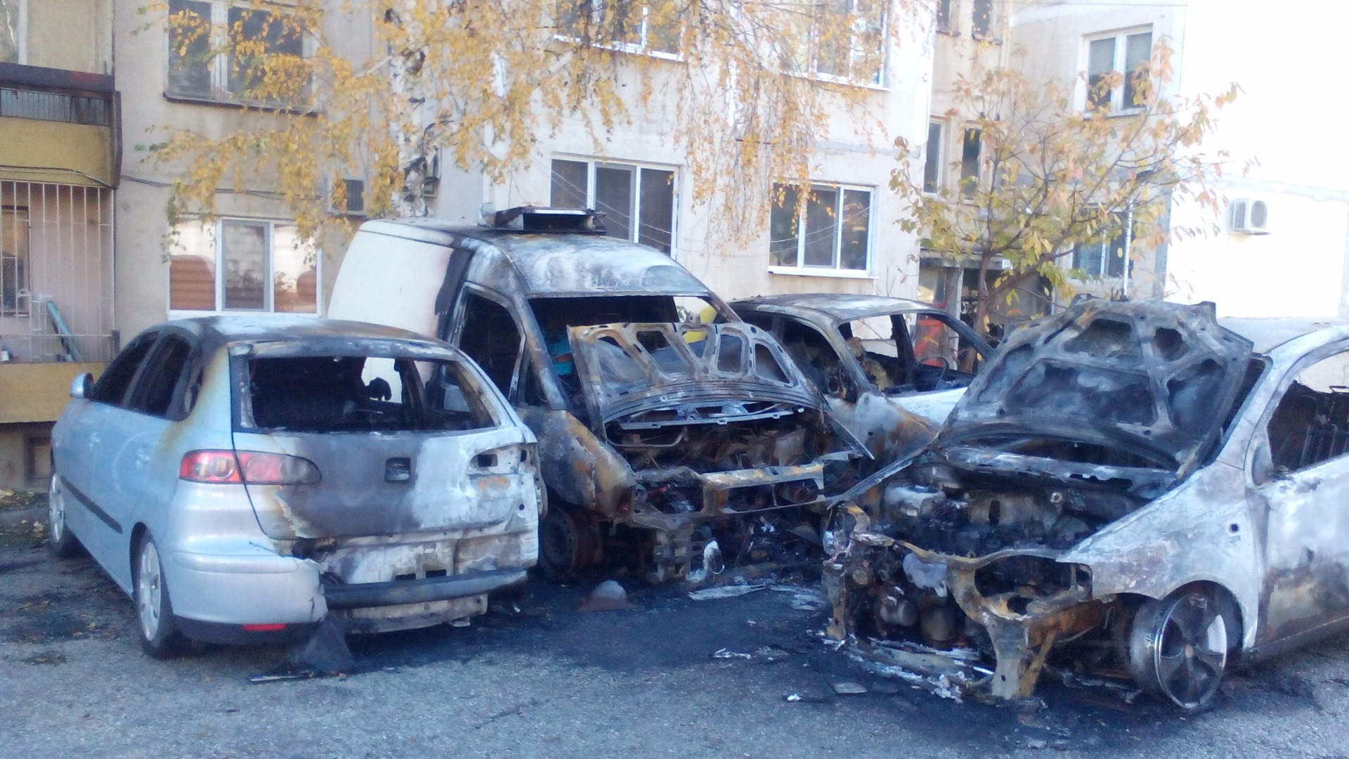 Автомобил с бургаска регистрация е бил подпален снощи в бургаския