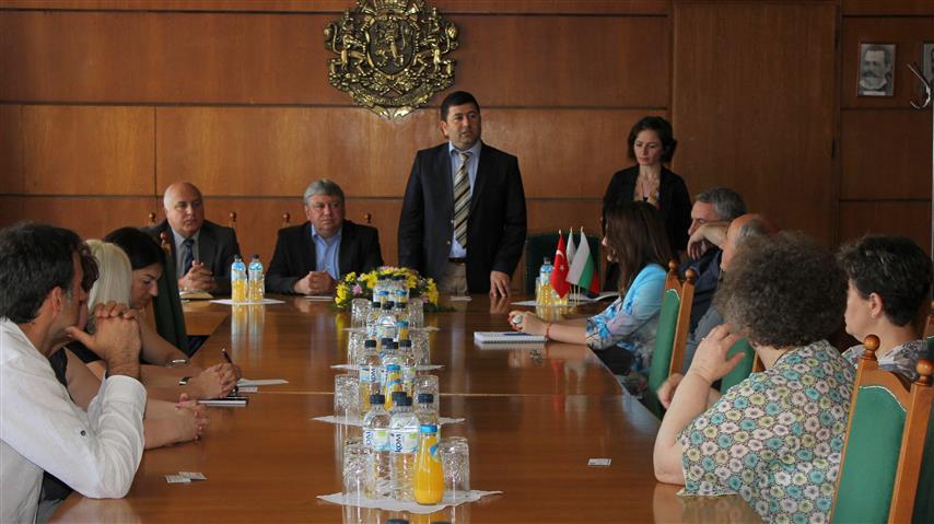 Търговският аташе при Генералното консулство на Турция в Пловдив- Баръш Йеничери, на посещение в Плевен