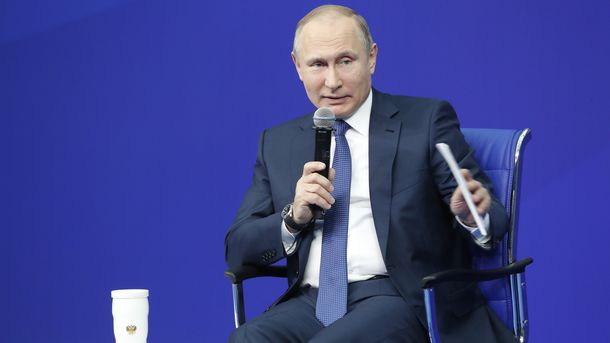 Руският президент Владимир Путин се пошегува че е обиден на