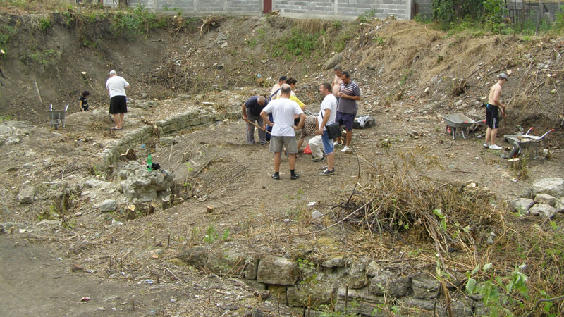 Археолози във Видин проучват една от кулите на антична Бонония.