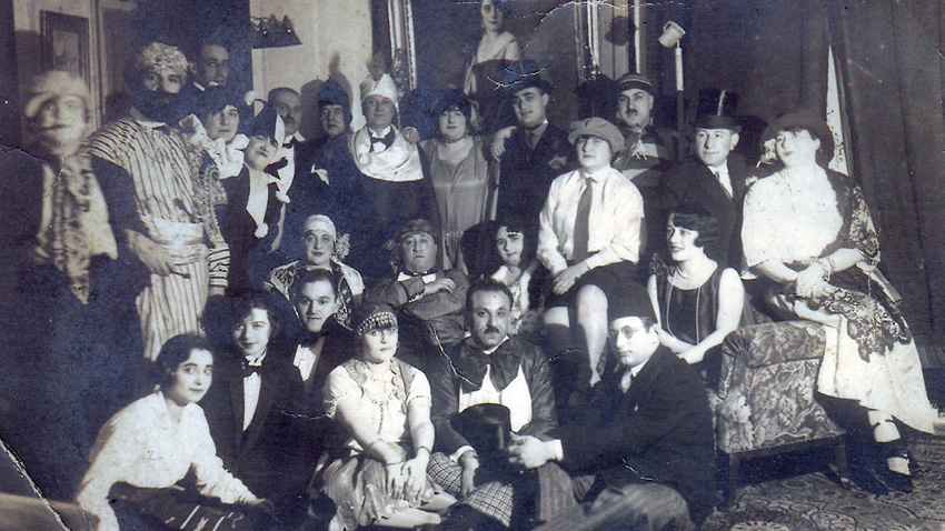 Masquerade at the Iskovich house in Ruse