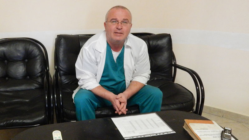 Д-р Слави Любенов, началник на Акушеро-гинекологичното отделение на видинската болница. Снимка: Радио ВИДИН