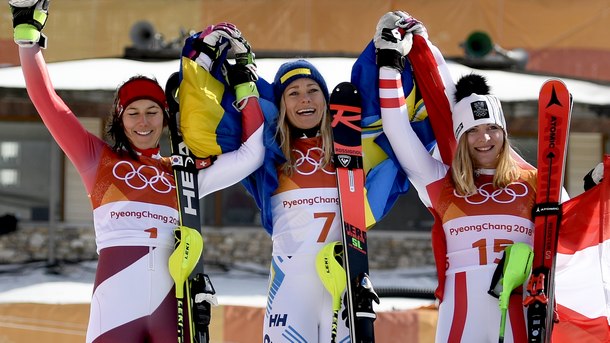 Фрида Хансдотер спечели златния медал в слалома в алпийските ски