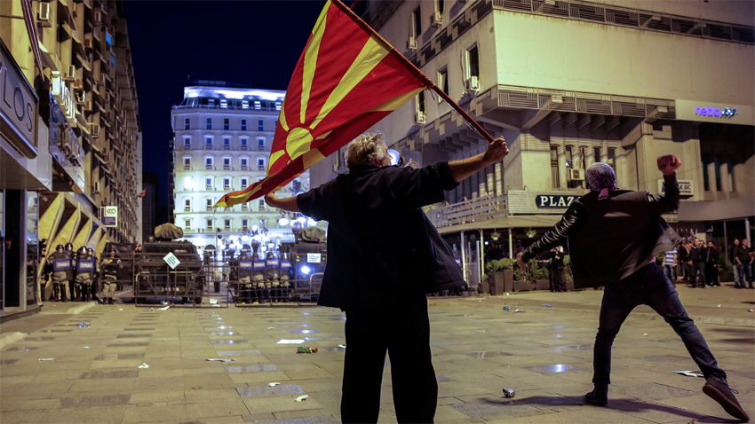 36 души бяха арестувани тази сутрин в Македония във връзка