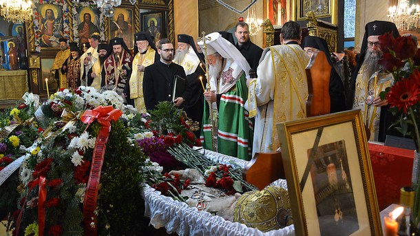 Погребението на митрополит Калиник
