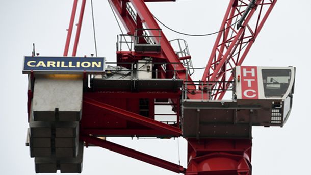 Британският строителен и аутсорсинг гигант Carillion PLC обяви в понеделник,