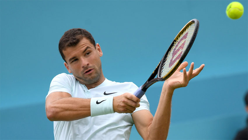 Вторият поставен Григор Димитров отпадна на осминафиналите на тенис турнира