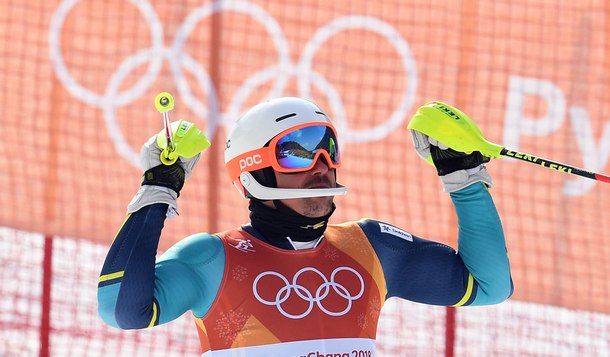  Шведът Андре Мирер спечели титлата в слалома по ски алпийски дисциплини