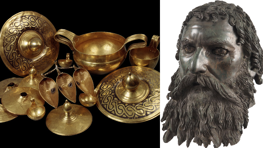 Der Goldschatz vom Waltschitran und der Bronzekopf des thrakischen Herrschers Seuthes III.